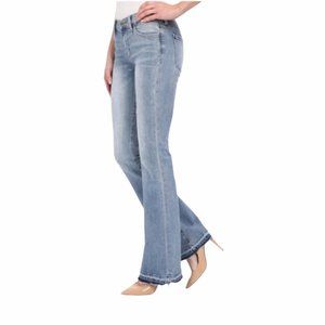 Lucky Brand Brooke Flare Raw Hem Jeans | 8 | 29